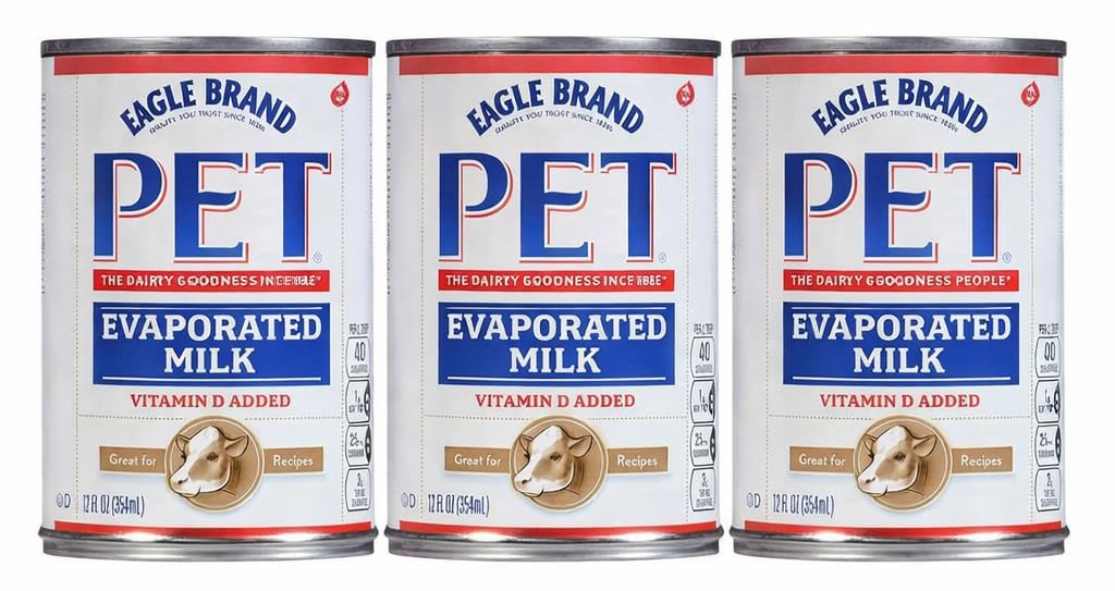 PET Evaporated Milk, 12 Ounce Can pack 3