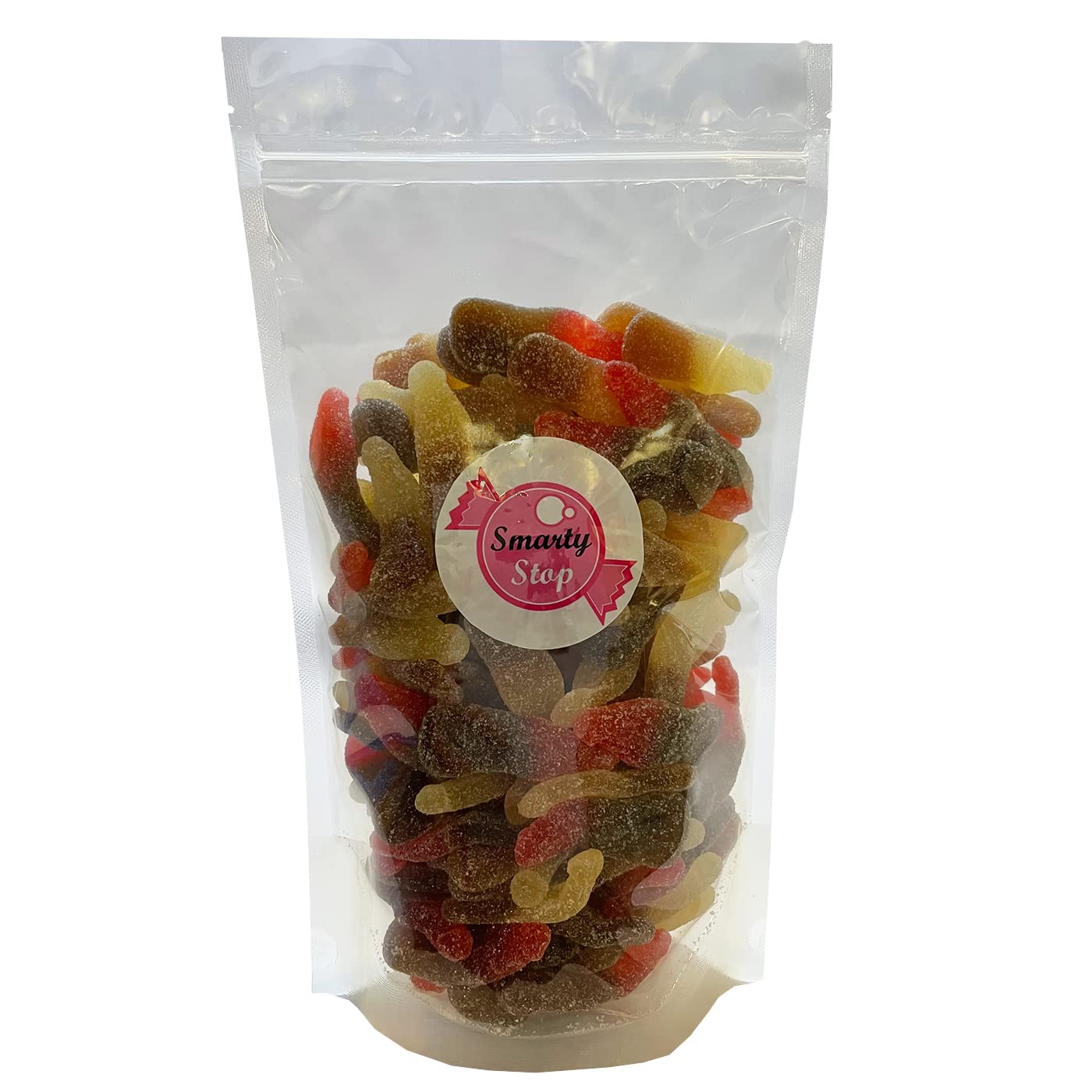 Smarty Stop Sour Cola Bottle Gummy Candy (1 Pound, Mix)