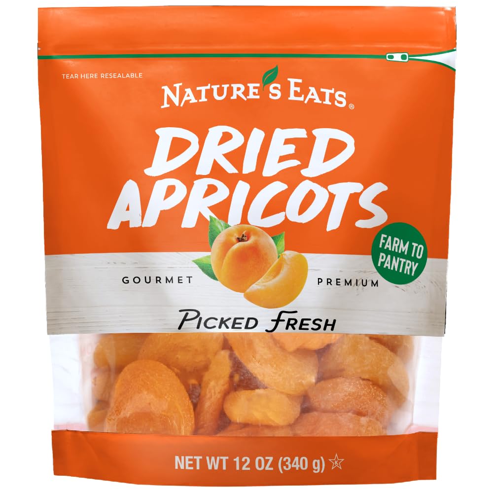 Natures Eats Dried Apricots 12oz