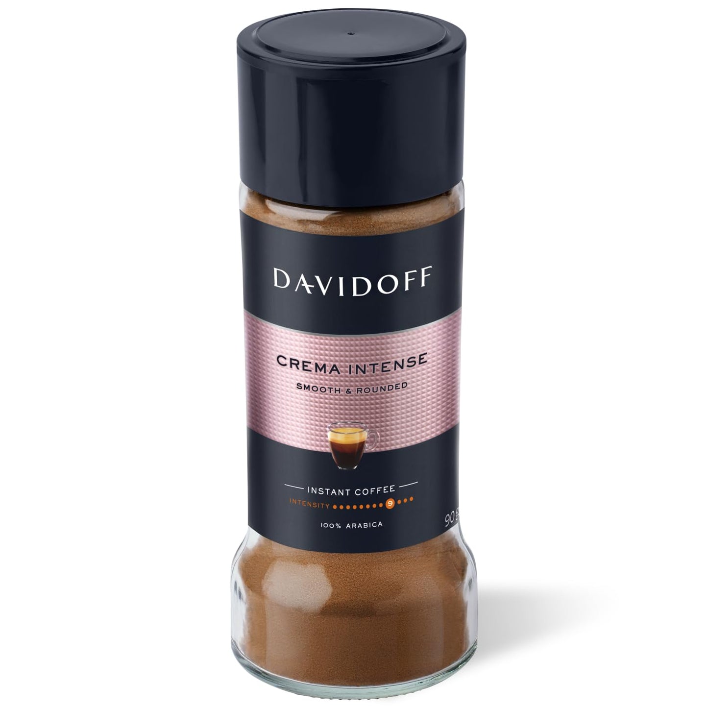 Davidoff Crema Intense Instant Coffee - 9/12 Intensity - 90 G