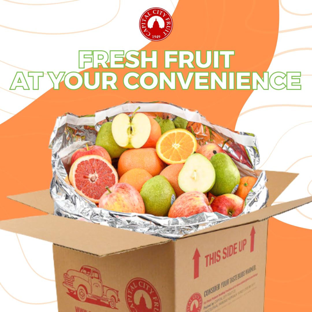 Capital City Fruit Gourmet Fresh Fruit Gift Box (22 Piece Mixed Fruit)