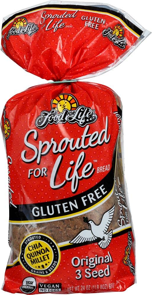 FOOD FOR LIFE Organic Sprouted Original 3 Seed Bread, 24 OZ