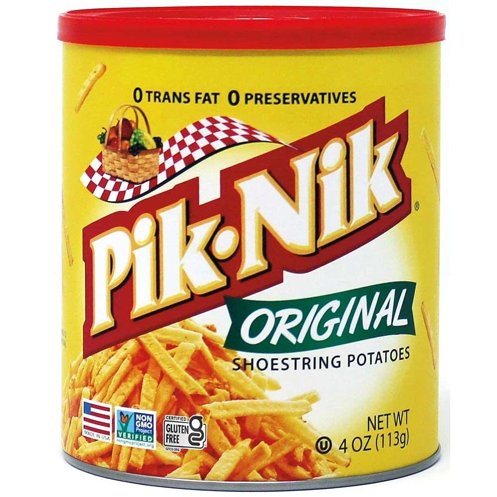 Pik Nik Original Shoestring Potatoes, 4 Ounce - 12 per case.
