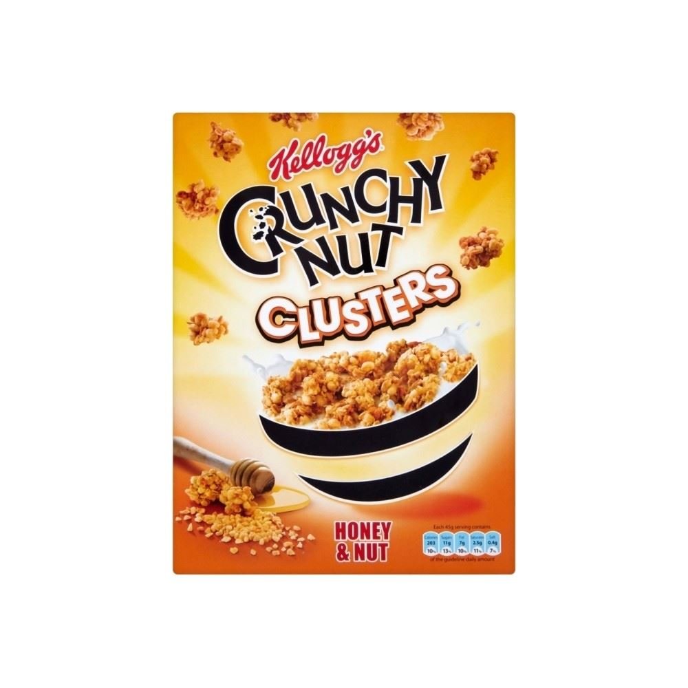 Kelloggs Crunchy Nut Clusters Honey & Nut (450g)