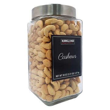 KIRKLAND Signature Black Label Premier Cashews, 38 Ounce, Model 1473008