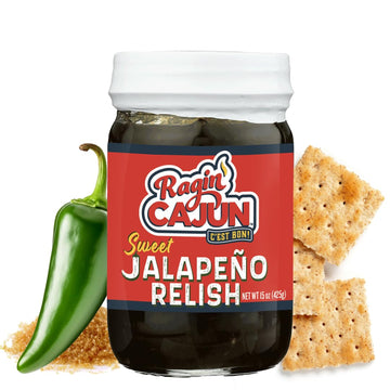 Ragin Cajun Sweet & Spicy Jalapeo Relish, 12 Ounce (Pack Of 12)