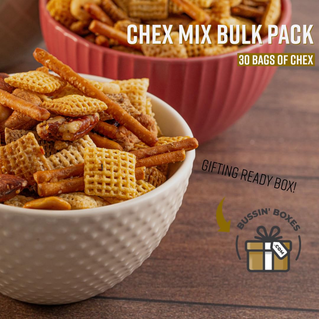 Individually Packaged Traditional Chex Mix Snack Mix, 30 Count / 1.75 Oz.