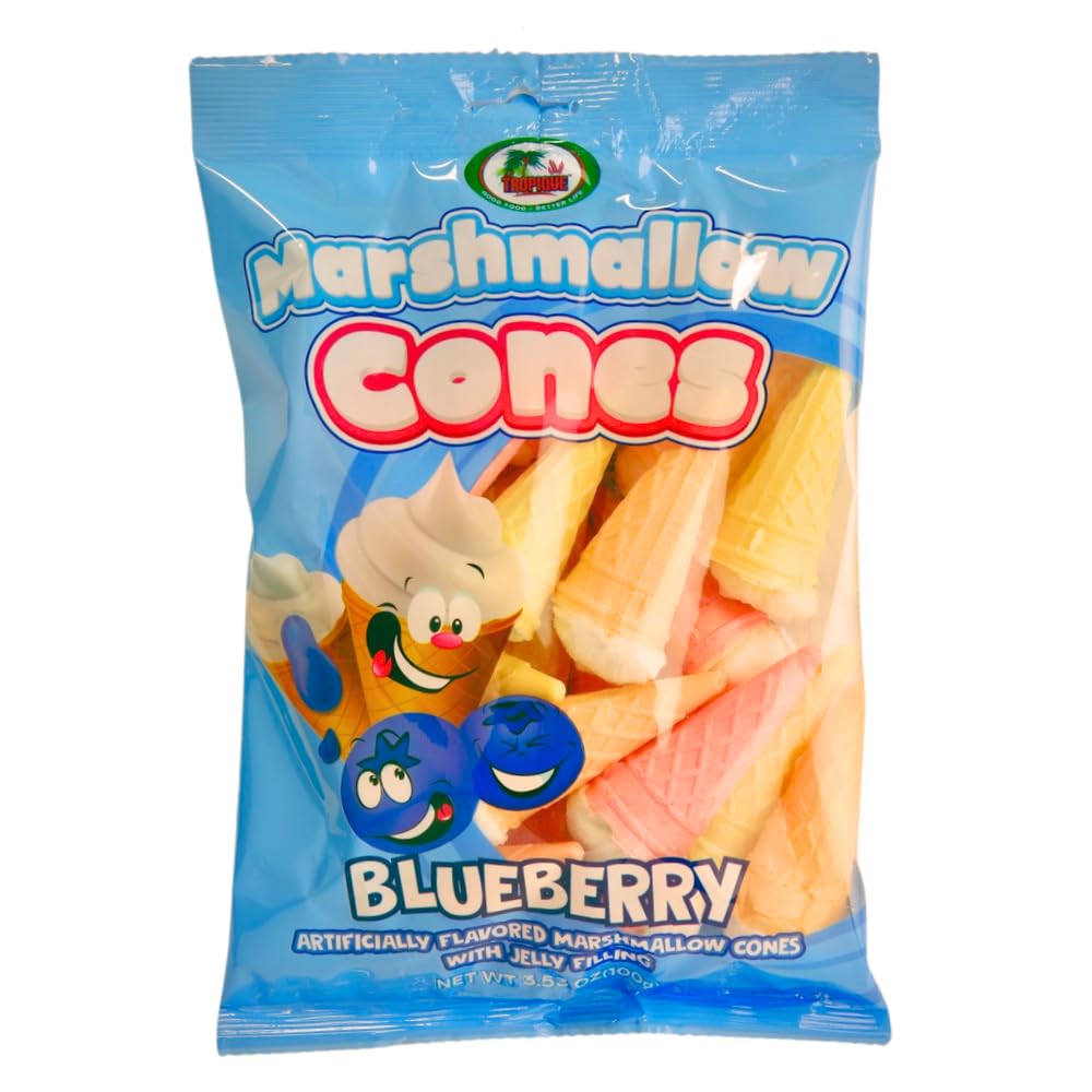 Tropique MARSHMALLOW CONE ASSORTED (blueberry), green