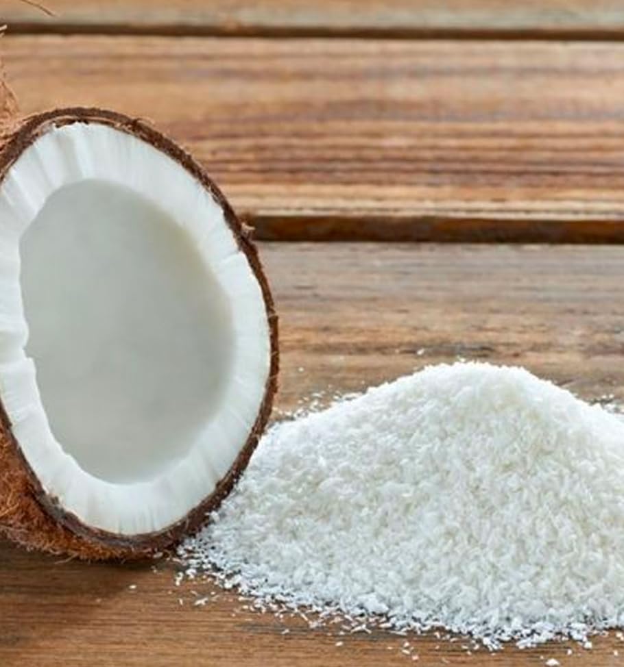 Shredded Coconut Unsweetened - 1kg | Organic Coconut - Gluten Free Grated Coconut | Ideal for Baking Coconut Cookies, Desserts a