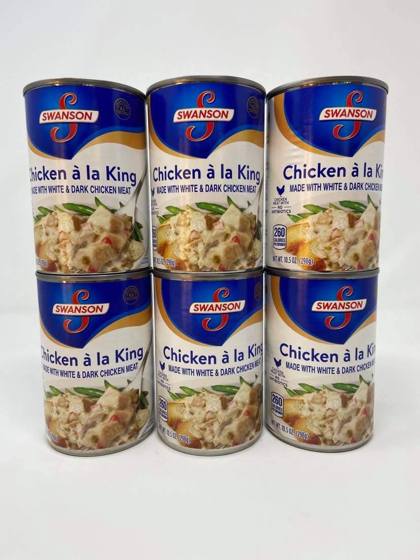 Swanson, Chicken Ala King, 10.5oz Can (Pack of 6)