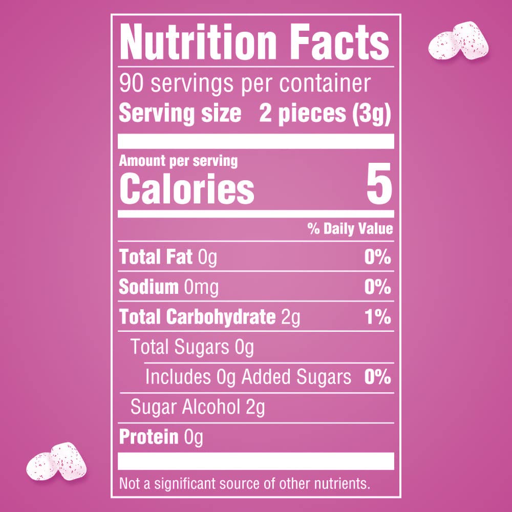 Orbit Gum Bubblemint Sugar Free Chewing Gum Bulk, 180 Piece Resealable Bag, Bubble Gum Bulk