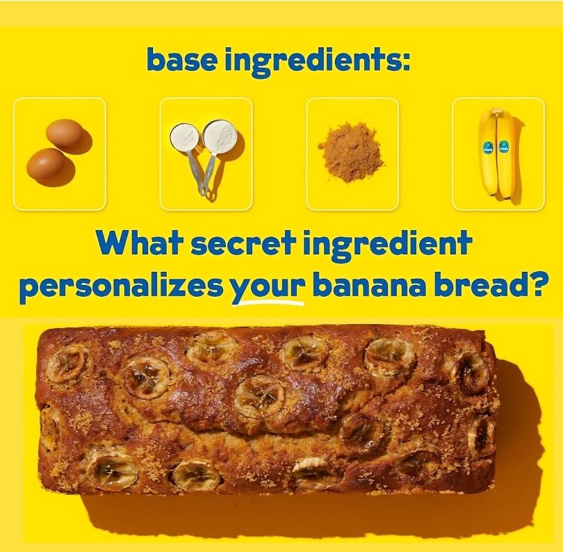 Concord Foods Chiquita Banana Bread Mix - Just Add Bananas, Egg, and Water - 13.7 Oz (Pack of 4)