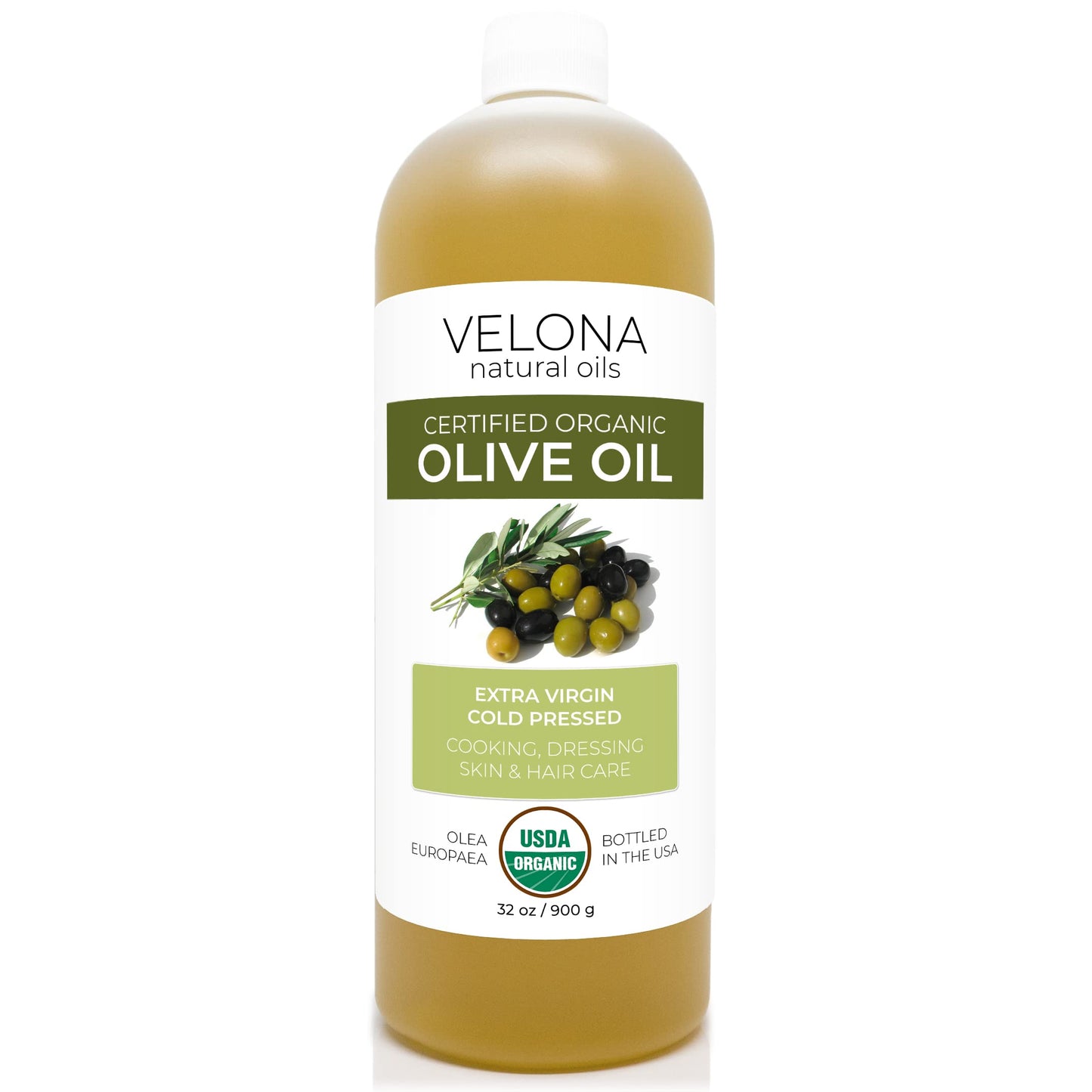 Olive Oil Extra Virgin Organic Unrefined Cold Pressed Velona (32Oz)