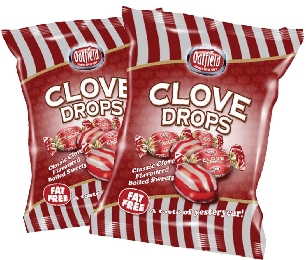 Oatfield Clove Drops 5.3 Oz Gift Set Bundle from Ireland, Set of Two
