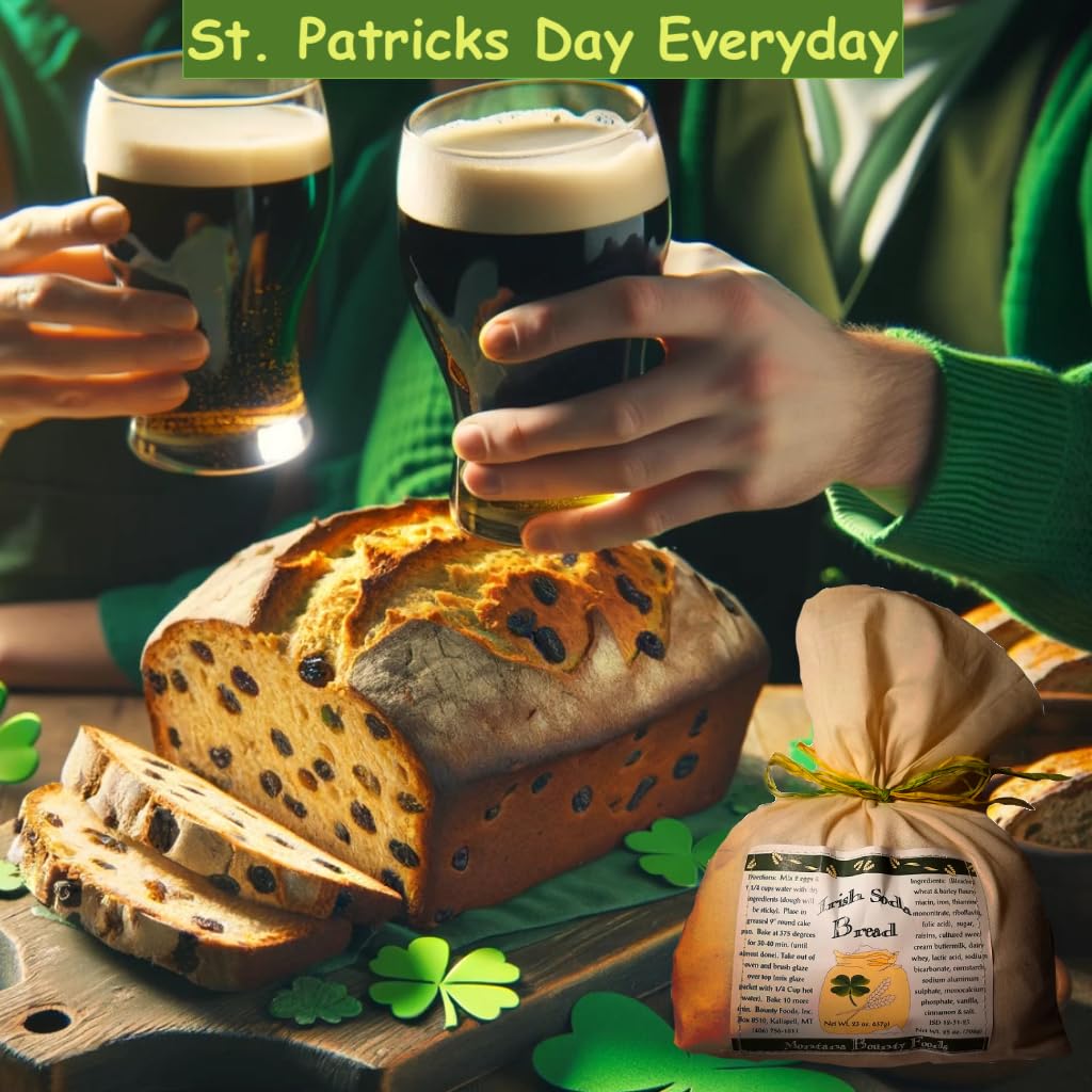 Bounty Foods Montana Irish Soda Bread Mix 23 Ounce (3 Pack, Irish Soda)