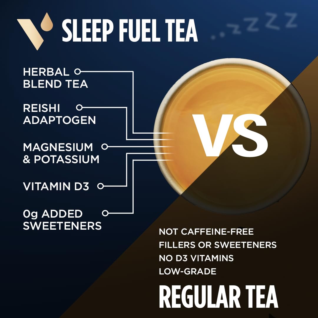 VitaCup Sleep Fuel Instant Tea Packets, Chamomile & Magnesium, 72 Count