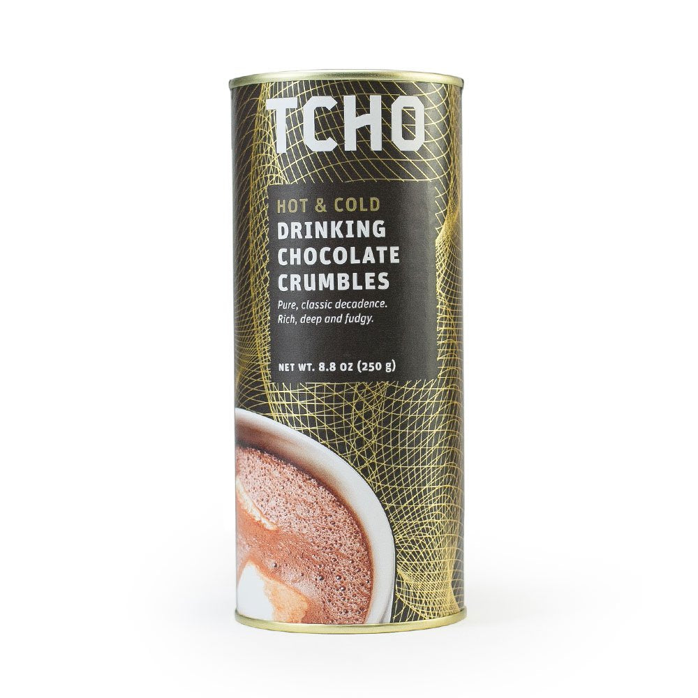 TCHO Chocolate Hot and Cold Drinking Chocolate Crumbles, 8.8 Ounce