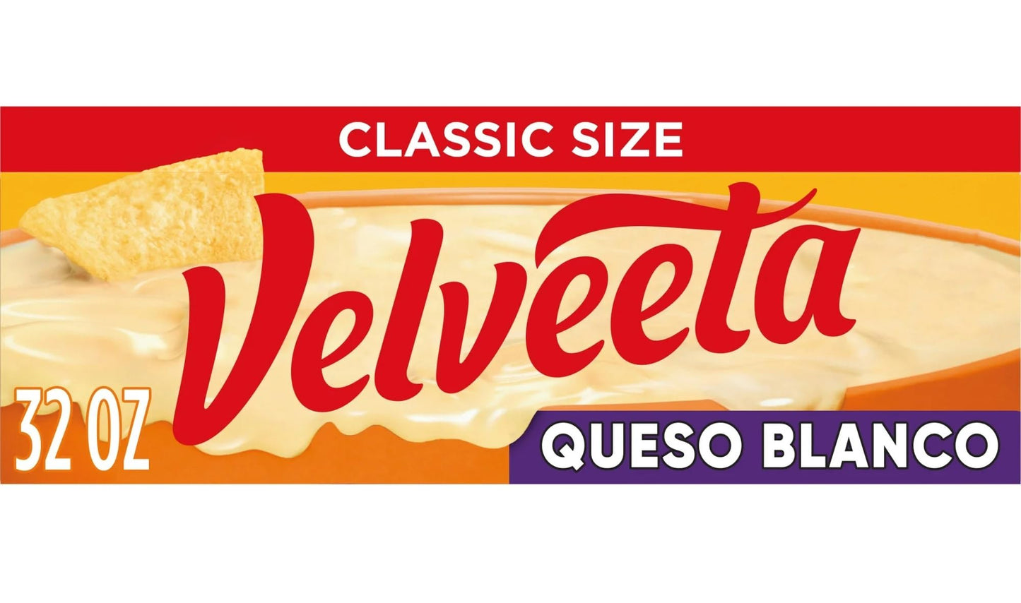 Queso Blanco Pasteurized Recipe Cheese Product, 32 oz Blocks (Pack of 4)