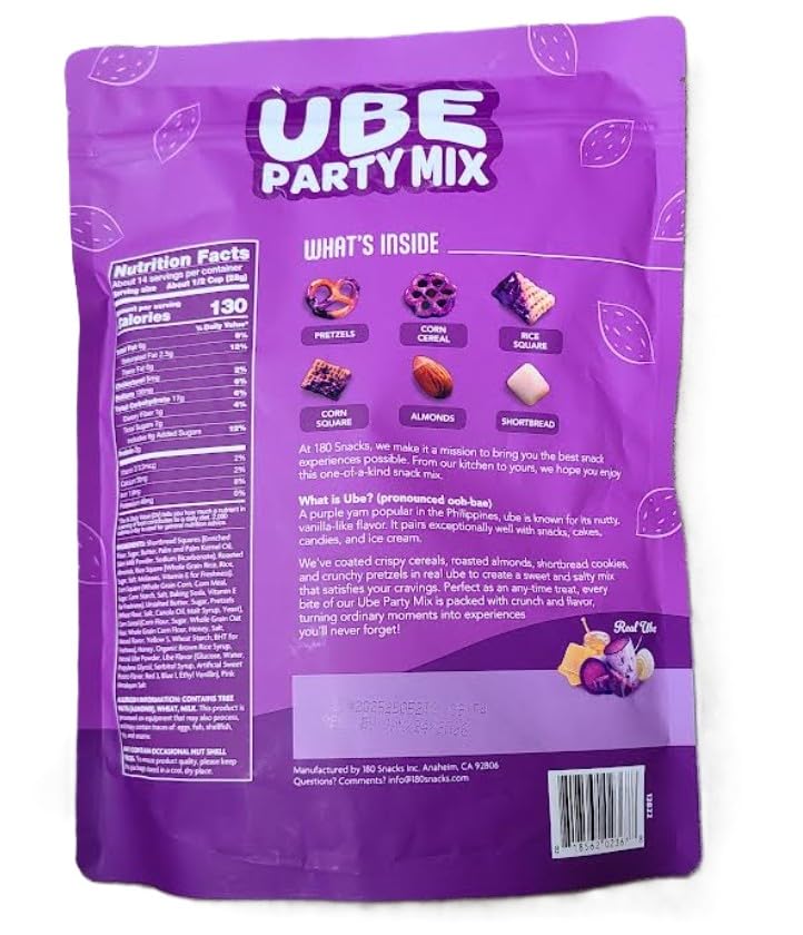 180 Snacks UBE Party Mix - 14 oz