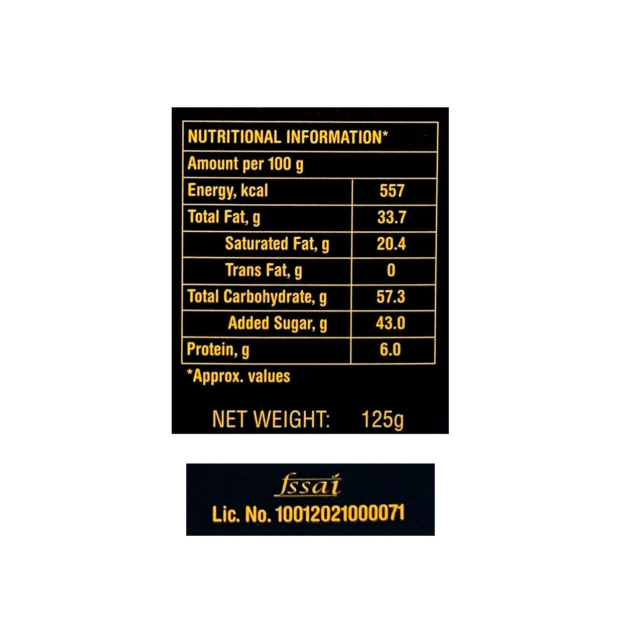 Amul India Twilight Tryst Dark Chocolate, 125Gm
