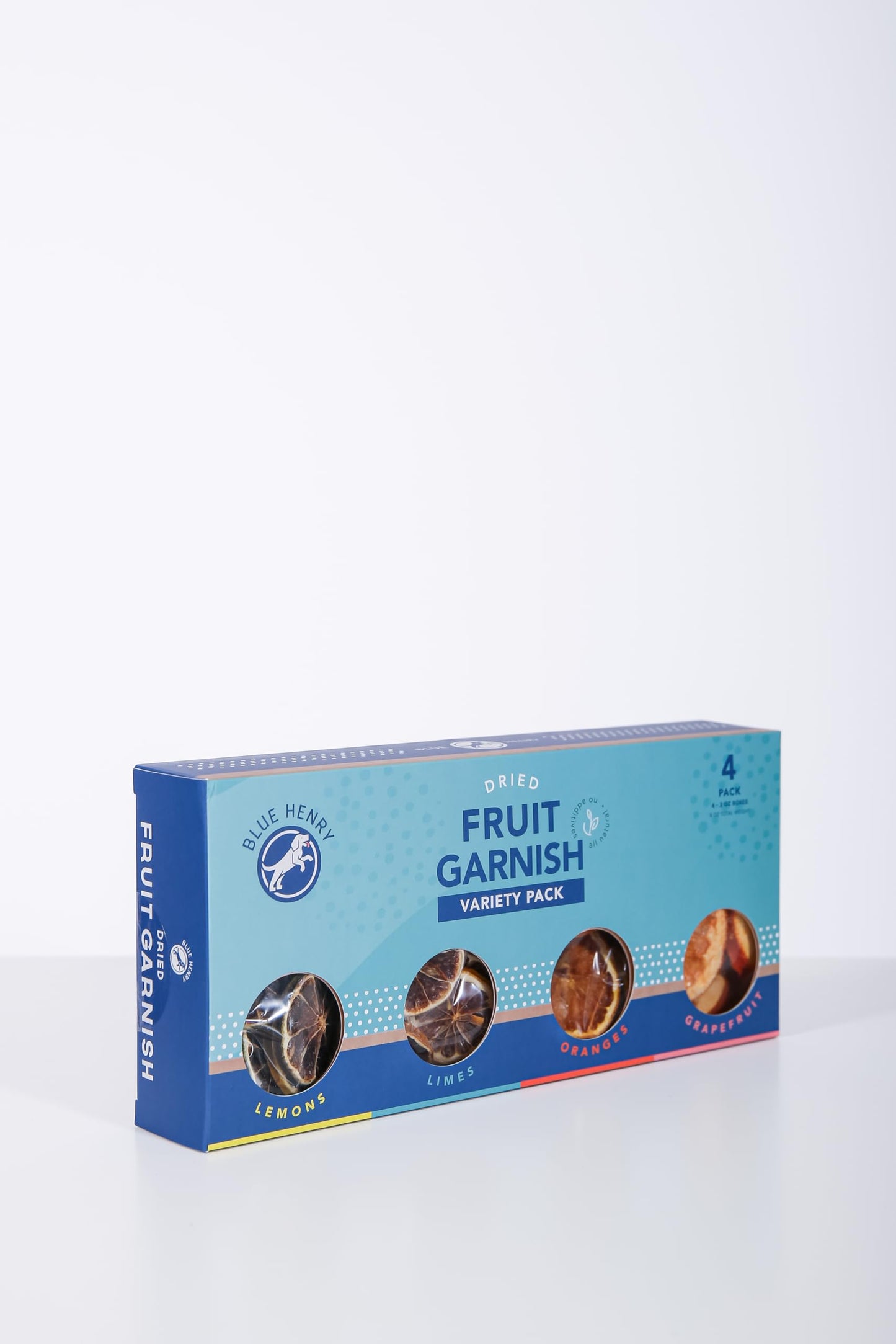 Bluehenry Variety Pack Dried Fruit Garnish - Orange Lime Lemon And Grapefruit - 2 Oz Each