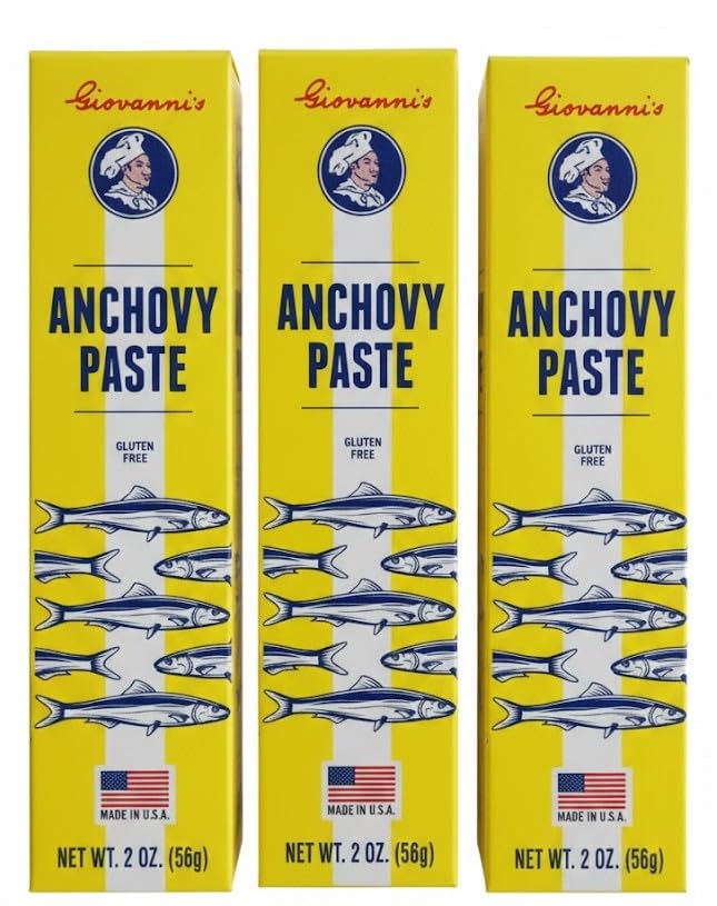 GiovanniS Anchovy Paste 2Oz (Pack Of 3) | Made In Usa