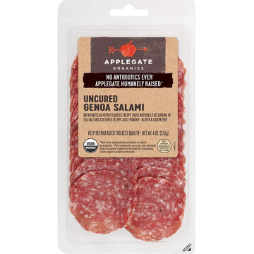 Applegate, Organic Uncured Genoa Salami, 4 oz