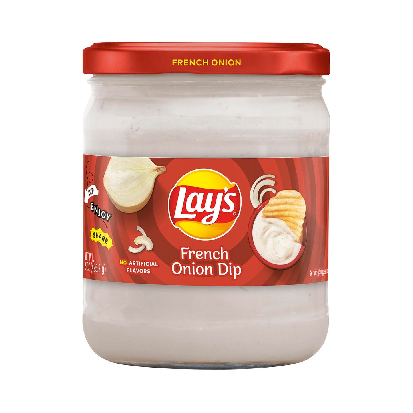 Lays Dips French Onion, 15 Oz