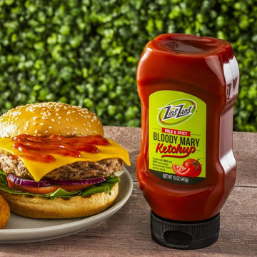 Zing Zang Bloody Mary Ketchup, Spicy Tomato Ketchup, 15 Oz Bottle, Medium Size