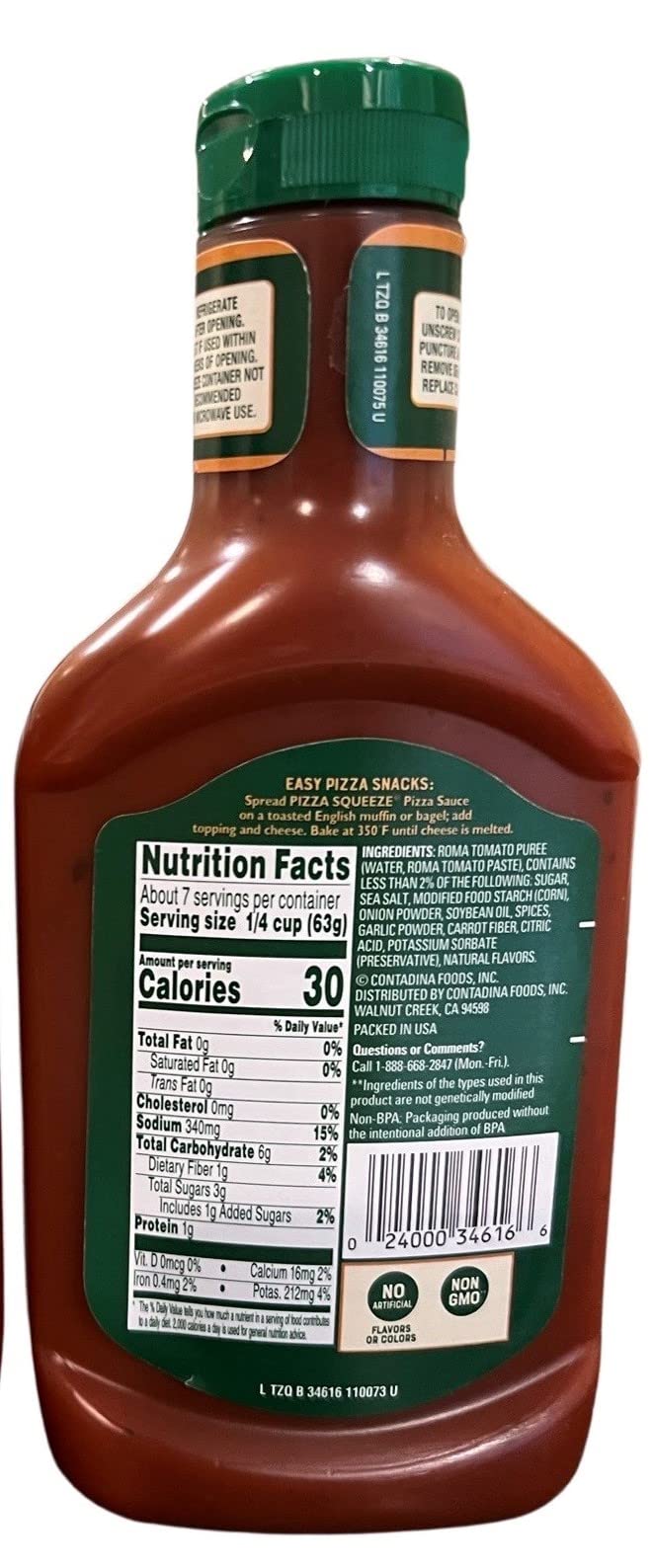 Contadina Pizza Sauce Original - Pack of 2, 2.0 Count