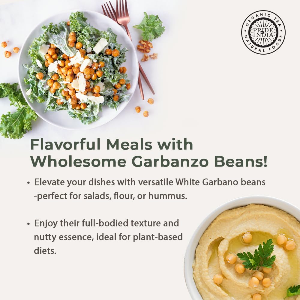 Whole White Garbanzo Beans 9mm 52.8 oz(D0102HPI0LA.)