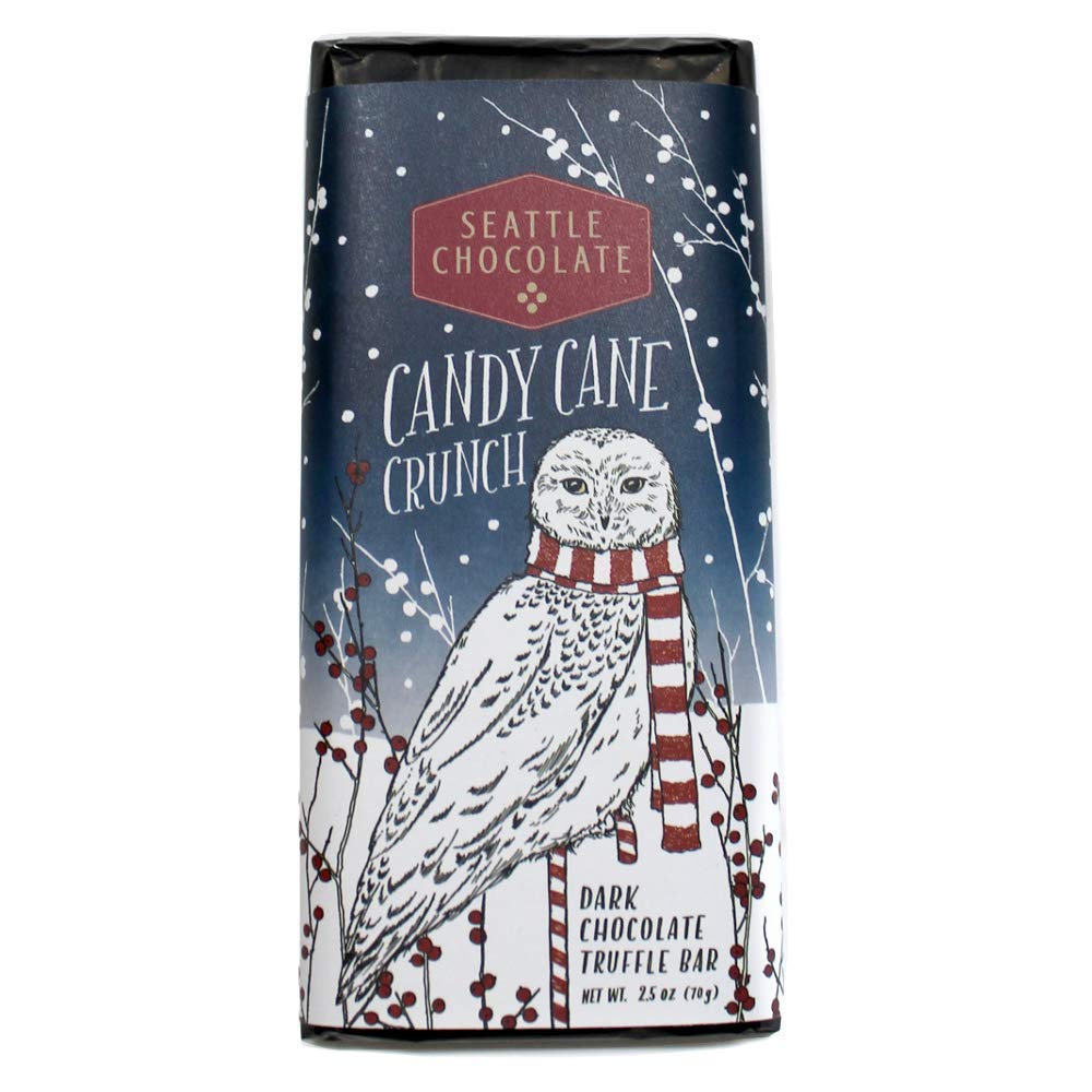 SEATTLE CHOCOLATES Candy Cane Crunch Bar, 2.5 OZ