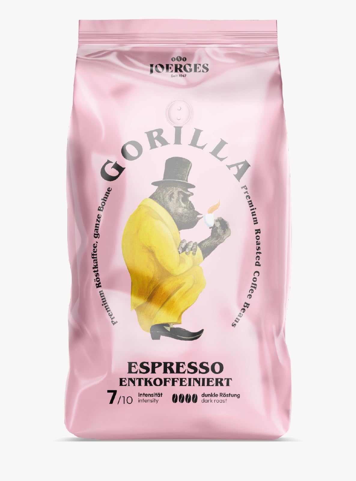 Gorilla Espresso 1000 g decaffeinated, whole grains