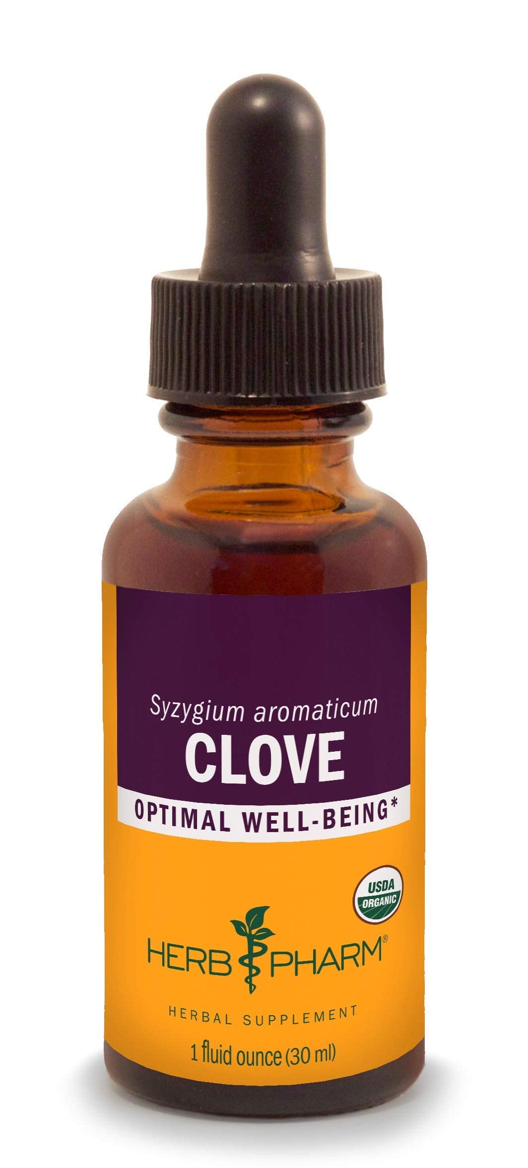 HERB PHARM Organic Clove Extract, 1 FZ
