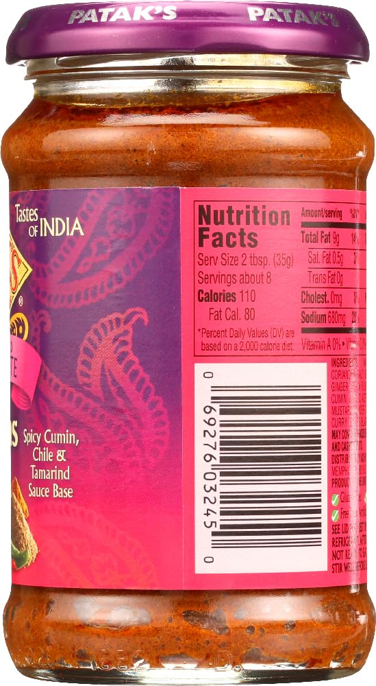 Pataks Madras Curry Paste, 10 Ounce - 6 per case.