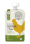 Serenity Kids 6+ Months Baby Food Pouches Made with Ethically Sourced Meat & Organic Veggies - 3.5 Oz BPA-Free Pouch - Free Rang