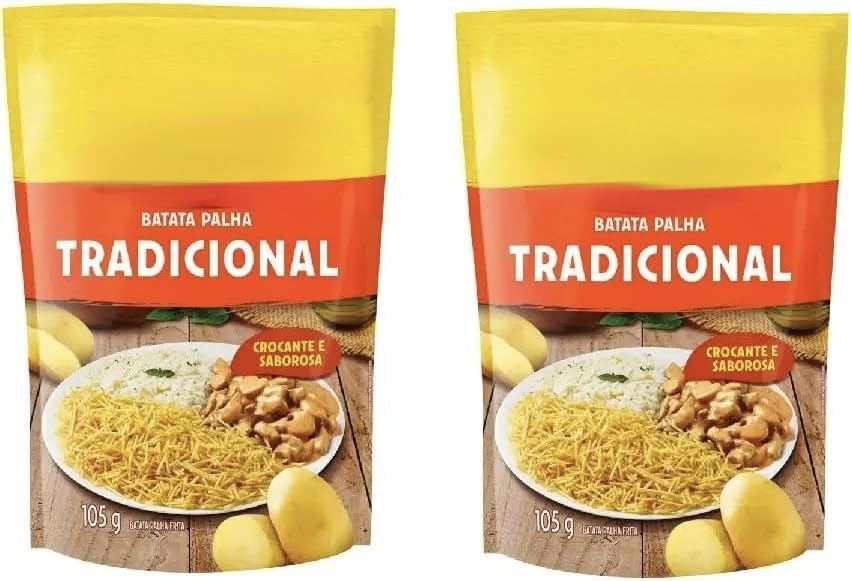 Yokii Potato Sticks Batata Palha 105g/3.5 Ounce - 2 PACK