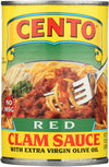 Cento Red Clam Sauce with Extra Virgin Olive Oil 10.5 Ounce (Pack of 6)