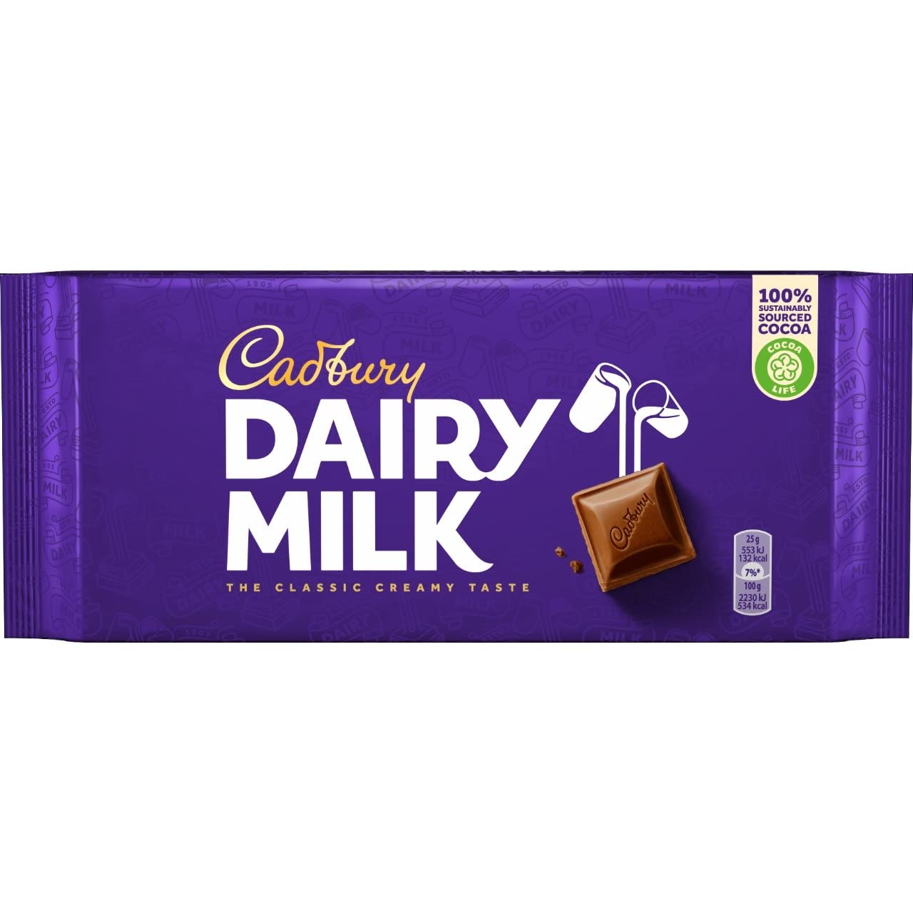 Cadbury Dairy Milk Chocolate 180g (Pack of 1)