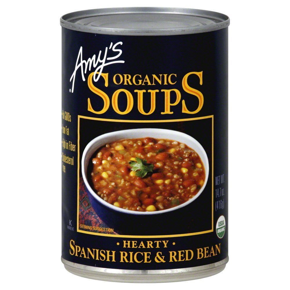 Amys, Soup Spnsh Rice&Red Bean, 14.7 OZ (Pack of 24)