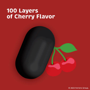 Tic Tac Naughty or Nice Lumps of Coal Sour Cherry Mints, 12 Count, On-the-Go Refreshment, Stocking Stuffers, 0.84 oz Each