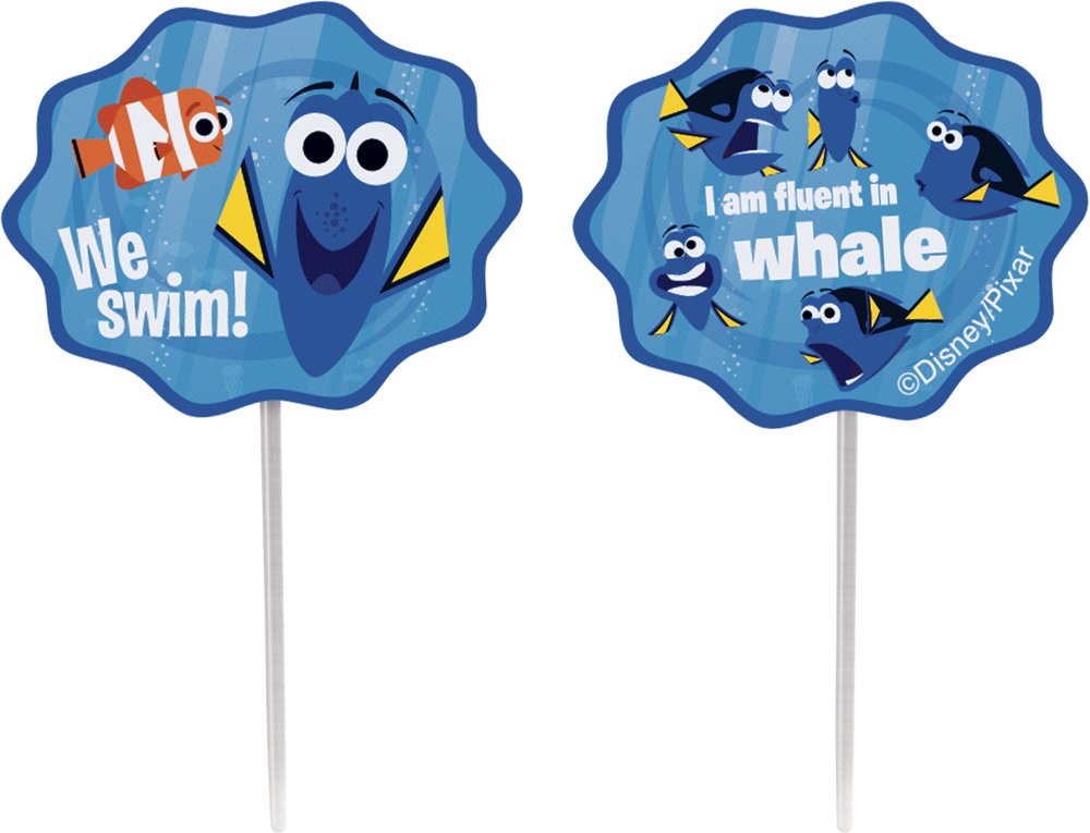 Wilton 24 Count Finding Dory Fun Pix, Multicolor