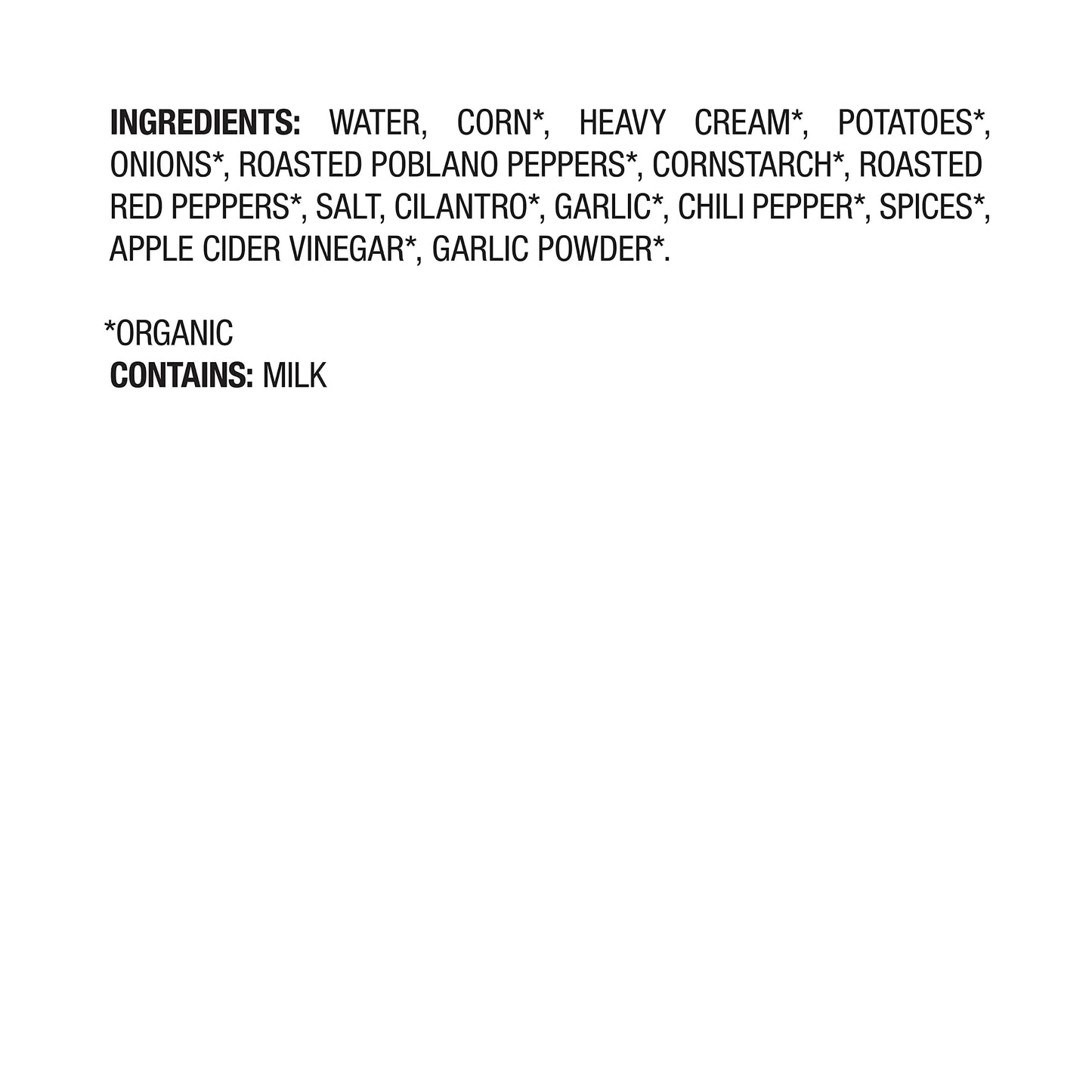 Pacific Foods Organic Poblano Pepper And Corn Chowder, 16.3 Oz Can