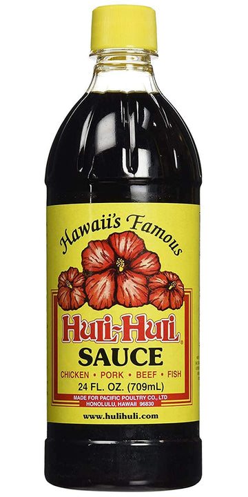 Hawaii's Famous Huli-Huli Sauce - Hawaiian BBQ Marinade & Meat Rub - 24 Fl Oz - Perfect for Grilling and Seasoning