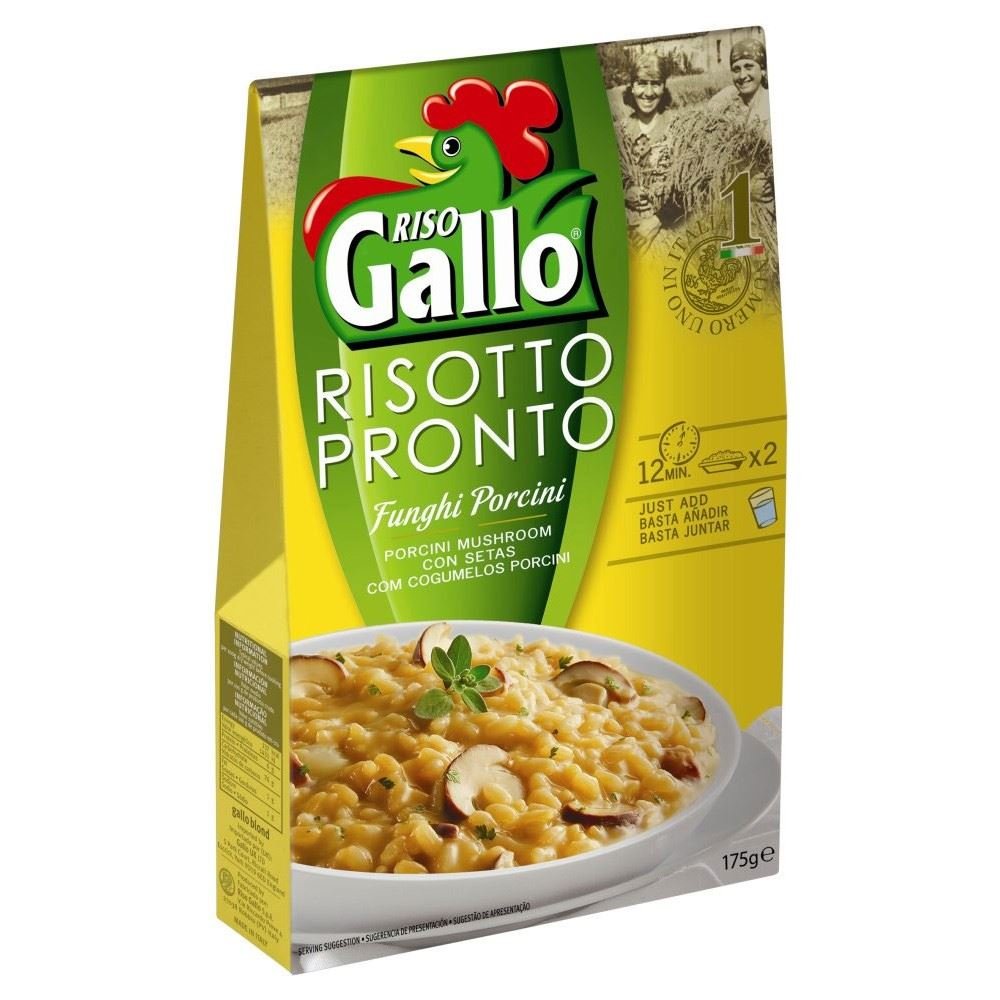 Riso Gallo Risotto Pronto Porcini Mushroom (175g)