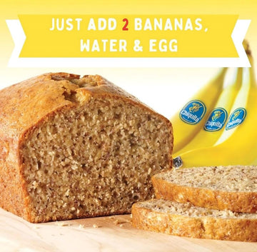 Concord Foods Chiquita Banana Bread Mix - Just Add Bananas, Egg, and Water - 13.7 Oz (Pack of 4)