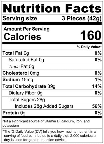 Boston Fruit Slice Individually Wrapped Gourmet Gummy Candy 1lb Box (Orange)
