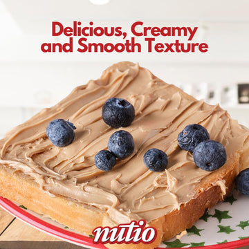 NUTIO Creamy Hazelnut Spread, Gluten Free, Non-GMO, 160 oz Bucket