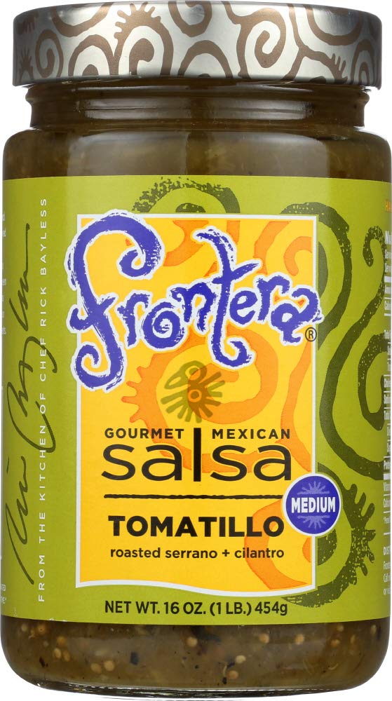 Frontera, Gourmet Mexican Salsa, Tomatillo, Medium, 16 oz (454g)(Pack of 3)
