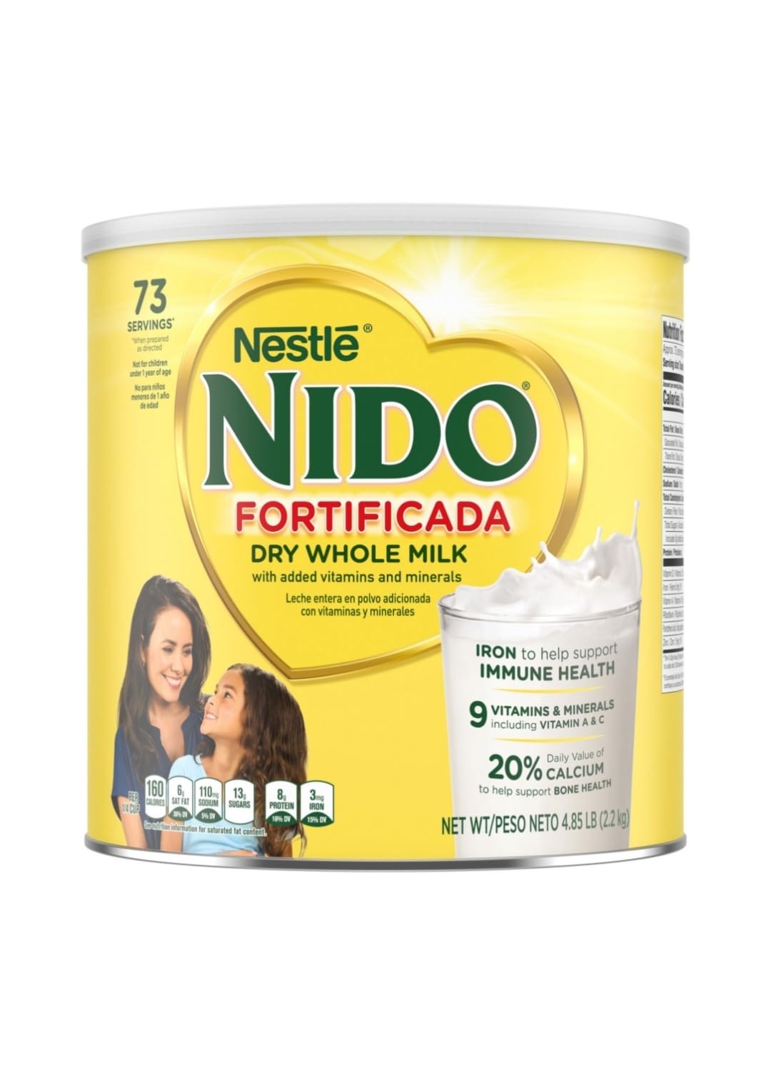 Nestle Nido Instant Dry Whole Milk - 12.6oz